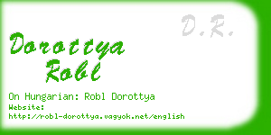 dorottya robl business card